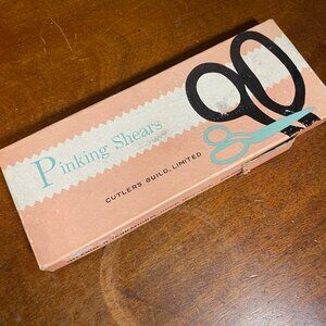 Vintage Cutlers Guild Limited Pinking Shears With Original Box